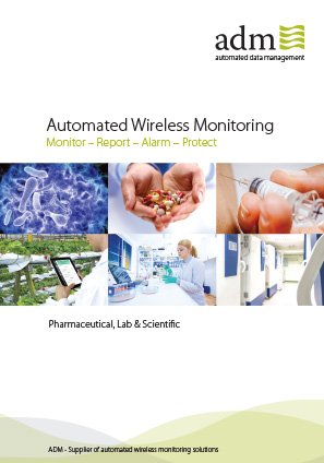 Automated Wireless Monitoring Spec Sheets Images Pharma Lab Science